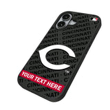Cincinnati Reds Personalized Tilt Bump Phone Case for Apple iPhone