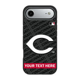 Cincinnati Reds Personalized Tilt Bump Phone Case for Apple iPhone
