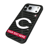 Cincinnati Reds Personalized Tilt Bump Phone Case for Apple iPhone