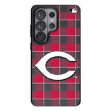 Cincinnati Reds Plaid MagSafe Compatible Phone Case for Samsung Galaxy 26 Series