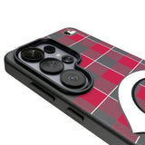 Cincinnati Reds Plaid MagSafe Compatible Phone Case for Samsung Galaxy
