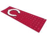 Cincinnati Reds Solid Curved Wireless Keyboard