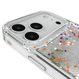 Clemson University Tigers Confetti Glitter Phone Case for Apple iPhone