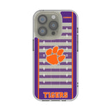 Clemson University Tigers Field Clear Phone Case for Apple iPhone