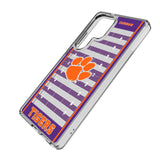 Clemson University Tigers Field Clear Phone Case for Samsung Galaxy
