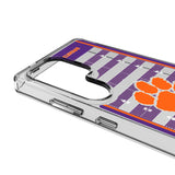 Clemson University Tigers Field Clear Phone Case for Samsung Galaxy
