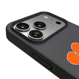 Clemson University Tigers Linen Bump Phone Case for Apple iPhone