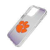 Clemson University Tigers Linen Clear Phone Case for Apple iPhone
