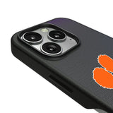Clemson University Tigers Linen MagSafe Compatible Phone Case for Apple iPhone