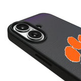 Clemson University Tigers Linen MagSafe Compatible Phone Case for Apple iPhone
