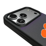 Clemson University Tigers Linen MagSafe Compatible Phone Case for Apple iPhone