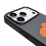 Clemson University Tigers Linen MagSafe Compatible Phone Case for Apple iPhone