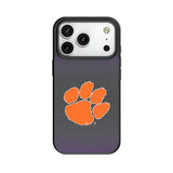 Clemson University Tigers Linen MagSafe Compatible Phone Case for Apple iPhone