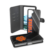 Clemson University Tigers Monocolor Tilt Wallet Phone Case for Samsung Galaxy