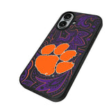 Clemson University Tigers Paisley MagSafe Compatible Phone Case for Apple iPhone