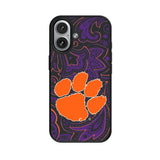 Clemson University Tigers Paisley MagSafe Compatible Phone Case for Apple iPhone