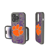 Clemson University Tigers Paisley Soft Touch Phone Case for Apple iPhone