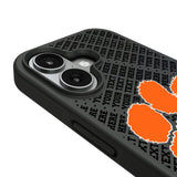 Clemson University Tigers Personalized EndZone Plus Bump Phone Case for Apple iPhone