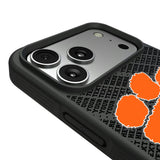Clemson University Tigers Personalized EndZone Plus Bump Phone Case for Apple iPhone