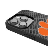 Clemson University Tigers Personalized EndZone Plus Bump Phone Case for Apple iPhone