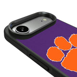 Clemson University Tigers Personalized Stripe Bump Phone Case for Apple iPhone