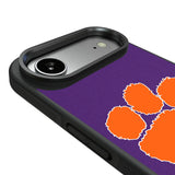 Clemson University Tigers Personalized Stripe Bump Phone Case for Apple iPhone