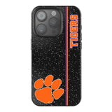 Clemson University Tigers Sidebar Black Bling Phone Case for Apple iPhone
