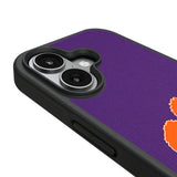 Clemson University Tigers Solid Bump Phone Case for Apple iPhone