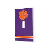 Clemson University Tigers Stripe Hidden-Screw Light Switch Plate