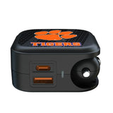 Clemson University Tigers Text Backdrop 2 in 1 USB A/C Charger