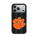 Clemson University Tigers Text Backdrop MagSafe Compatible Phone Case for Apple iPhone