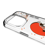 Cleveland Browns Confetti Clear Phone Case for Apple iPhone