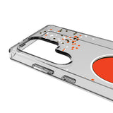Cleveland Browns Confetti Clear Phone Case for Samsung Galaxy