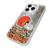 Cleveland Browns Confetti Glitter Phone Case for Apple iPhone