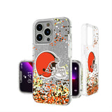 Cleveland Browns Confetti Glitter Phone Case for Apple iPhone