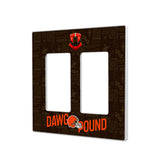 Cleveland Browns Deco Hidden-Screw Light Switch Plate
