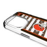 Cleveland Browns Field Clear Phone Case for Apple iPhone