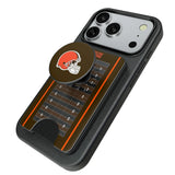 Cleveland Browns Field PopSockets MagSafe-Compatible PopWallet+