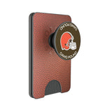 Cleveland Browns Football PopSockets MagSafe-Compatible PopWallet+