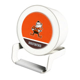 Cleveland Browns Historic Collection Endzone Solid Night Light Charger and Bluetooth Speaker