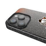 Cleveland Browns Historic Collection Linen Black Bling Phone Case for Apple iPhone