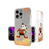 Cleveland Browns Historic Collection Linen Glitter Phone Case for Apple iPhone