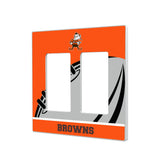 Cleveland Browns Historic Collection Passtime Hidden-Screw Light Switch Plate