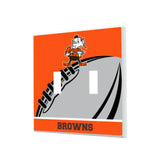 Cleveland Browns Historic Collection Passtime Hidden-Screw Light Switch Plate