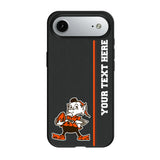 Cleveland Browns Historic Collection Personalized Sidebard MagSafe Compatible Phone Case for Apple iPhone