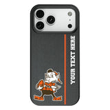 Cleveland Browns Historic Collection Personalized Sidebard MagSafe Compatible Phone Case for Apple iPhone
