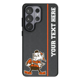 Cleveland Browns Historic Collection Personalized Sidebard MagSafe Compatible Phone Case for Samsung Galaxy