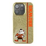 Cleveland Browns Historic Collection Sidebar Bling Phone Case for Apple iPhone
