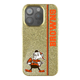 Cleveland Browns Historic Collection Sidebar Bling Phone Case for Apple iPhone