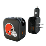 Cleveland Browns Linen 2 in 1 USB A/C Charger